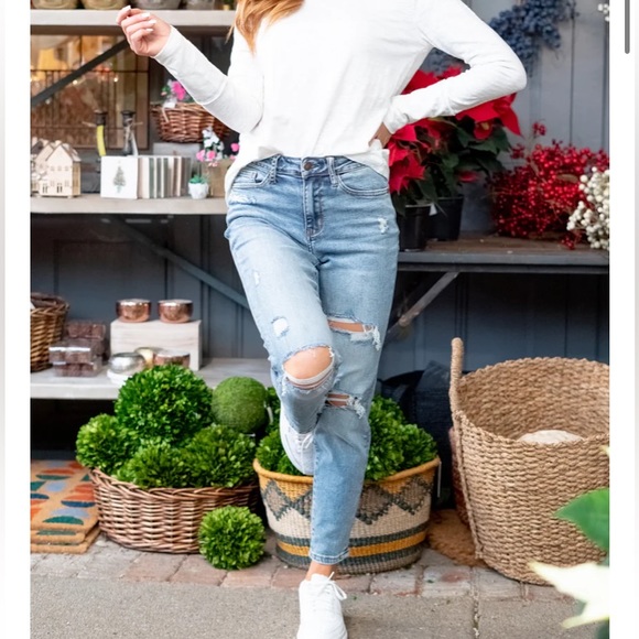 Judy Blue Denim - JUDY BLUE Lillian High‎ Rise Slim Fit jeans, size 11/30  style#JB88372